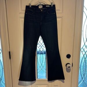 Dark Blue Flared Women's Jeans
